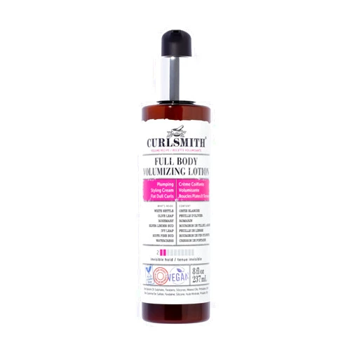 CURLSMITH - Full Body Volumizing Hair Lotion, Curl Definition, Instant Volume and Non-Sticky, for Wavy, Curly or Coily Hair, Vegan (237ml/8fl oz)