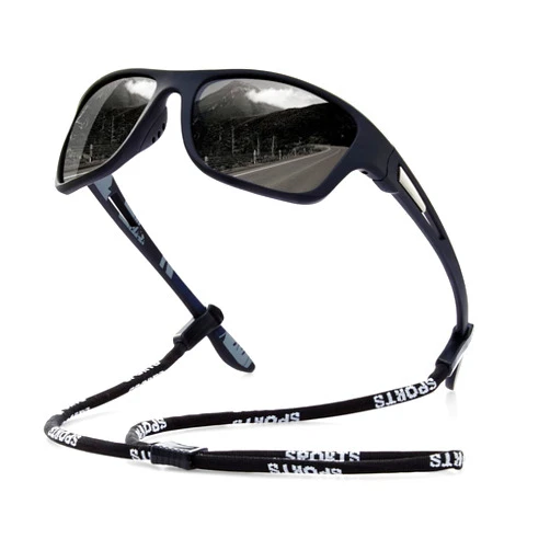 suoso Polarized Sports Sunglasses for Men: UV400 Protection Glasses Womens Wrap Around Goggles for Driving Fishing