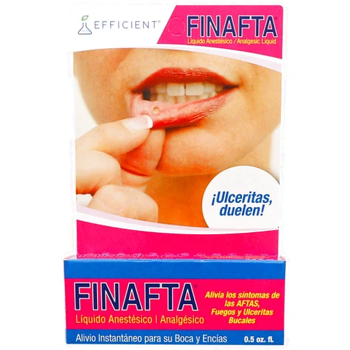 FINAFTA Oral anesthetic Treatment for Canker sores and Mouth and Gum irritations