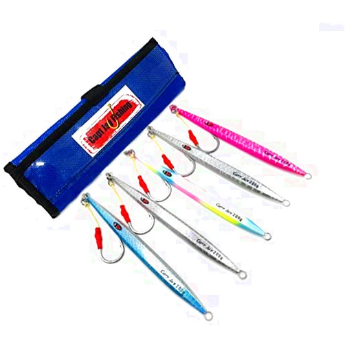 Capt.wang Capt Jay Fishing Saltwater jigs Speed Jigging Slow Jigging Pitching Lures,Vertical Jigging Artificial Lures Jigging Lure Fishing jigs-Value Package