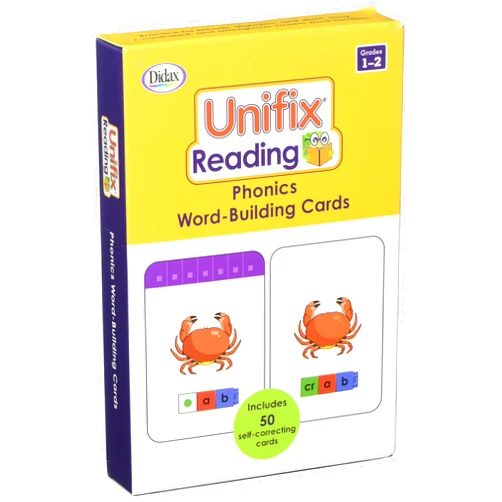 Didax Unifix Reading: Phonics Word-Building Cards