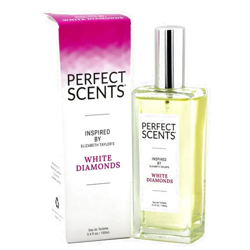 Perfect Scents Fragrances – Inspired by Elizabeth Taylor’s White Diamonds Eau de Toilette, 3.4 fl oz