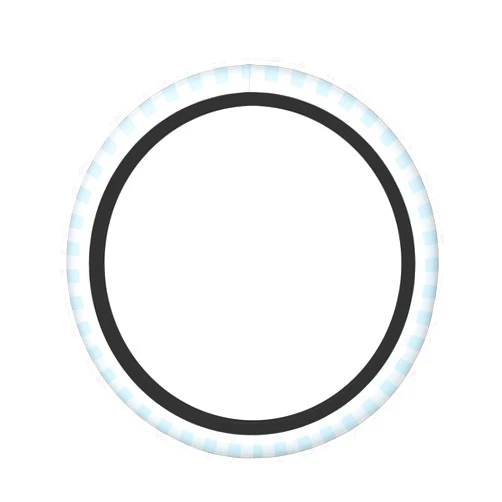 SolaraPulse Thickened Elastic Steering Wheel Cover, Baby Boy Pastel Blue Gingham Plaid Ultra, Soft, Breathable, Fit for Cars, SUVs, Trucks, Stylish Comfortable Grip