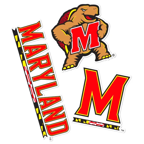 Desert Cactus University of Maryland Stickers Terrapins UMD Terps Vinyl Decals Laptop Water Bottle Car Scrapbook T5 (Type 5-1)