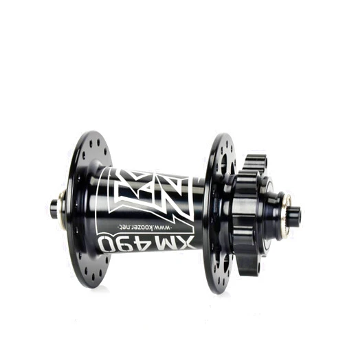 BestPartsCom KOOZER XM490 32 Hole Hub Full Aluminum Ultralight MTB Mountain Bike Disc Brake Hub Quick Release(qr) Front Hub 9x100mm Black for Shimano 8-11speed & SRAM 8-10speed