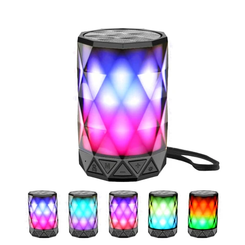 LFS Portable Bluetooth Speakers, Night Light Waterproof, Lightweight Portable Speakers for Travel, Pool, Beach, Biking, Kayak, Gifts for Kids, Women
