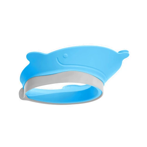 Skip Hop Baby Shower Cap Shield, Moby Bath Visor for Baby and Kids 9m +, Blue