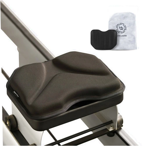 Home & Rowe Rowing Machine Seat Cushion Compatible with Concept 2 Rowing Machine- Row Machine Rower Pad Compatible with Concept 2 Rower, Hydrow Rower, Concept2 Rowerg - Gel Seat Pad Rowing Machine Accessories