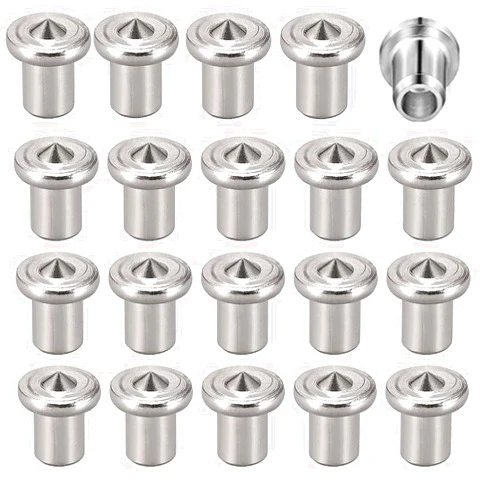 SKYPRO Dowel and Tenon Center Transfer Plugs Doweling Centering Pins Transfer Plugs Drill Hole Tool for Woodworking Tool Accessories (20 Pcs,6mm)
