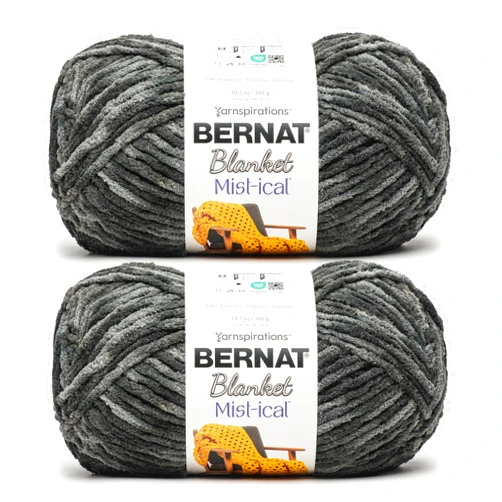 Bernat Blanket Mist-ical Cinder 2 Pack of 300g Yarn