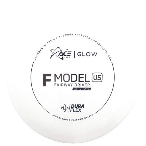 Prodigy Discs Ace Line Glow DuraFlex F Model US Fairway Driver Golf Disc [Colors May Vary]