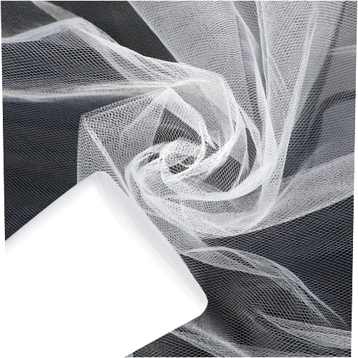 Timgle Tulle Fabric Rolls 54 Inch by 100 Yards (300 Ft) Tulle Ribbon Netting Fabric Spool Fabric Tulle Bolt for DIY Crafts Tutu Skirt Baby Shower Birthday Party Wedding Decorations (White)