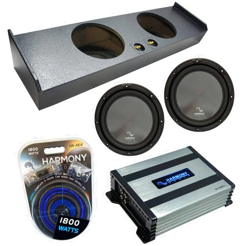 Harmony Audio Compatible with 2009-2020 Ford F-150 Super Crew Truck Harmony Bundle R124 Dual 12