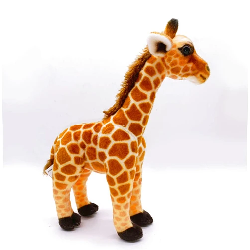 GracesDawn Brown Giraffe Doll, Large Stuffed Animal Giraffe, Suitable for Jungle Theme, Decoration, Hug, Ideal Gift for Children 12.5 inches high