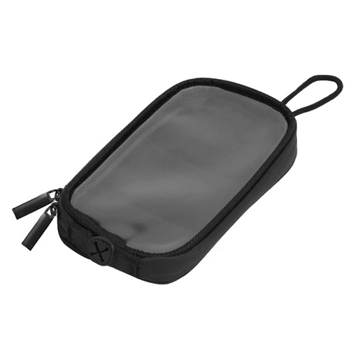 X AUTOHAUX Universal 7'' Magnetic Tank Bag with Headphone Hole PU Leather Waterproof Motorbike Saddlebag for Motorcycle