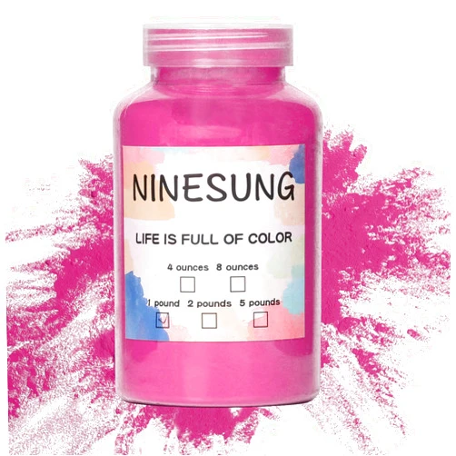 Ninesung Powder Coating Powder | Powder Coat Perfect for Metal Surfaces | Car Paint | Building Materials | Powder Paint for Steel Structures, Factories, Buildings, Playgrounds, Gardens (Pinkish Purple, 4 oz)