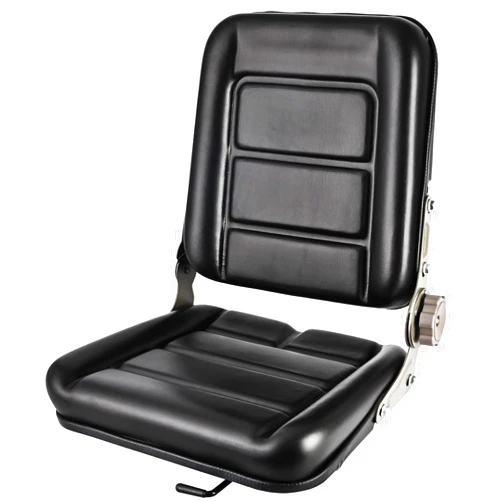 DIYAREA Universal Forklift seat Tractor Seat PVC Mower Seat Excavator Seat with 45º-180º Adjustable Backrest for Heavy Duty Vehicles