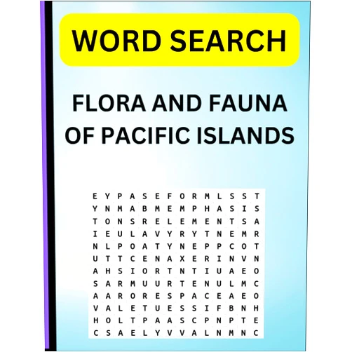 Mr Pravin Tikaram WORD SEARCH: PACIFIC ISLAND FLORA AND FAUNA (Mental Activity Books)