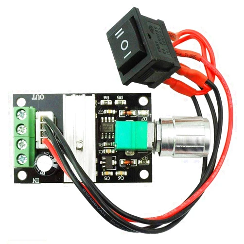 Tools Supply uniquegoods 6V 12V 24V 28V 3A 80W DC Motor Speed Controller (PWM) Speed Adjustable Reversible Switch 1203BB DC Motor Driver Reversing