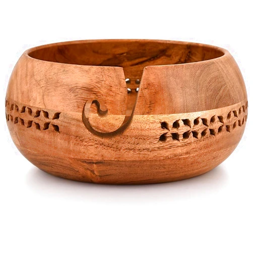 Kimona Yarn Storage Wooden Yarn Bowl Knitting Bowl Large Crochet Yarn Holder Gifts for Women (8