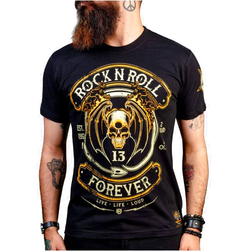 Wornstar Rock N Roll Forever Tee
