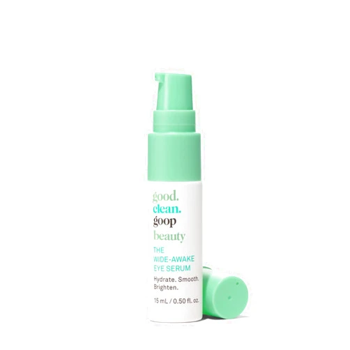 good.clean.goop beauty The Wide-Awake Eye Serum | Gel Serum to Reduce Fine Lines | Peptides, Astaxanthin & Reishi Mushroom Extract | Caffeine Eye Serum for Puffy Eyes & Dark Circles | Vegan | 0.5 oz