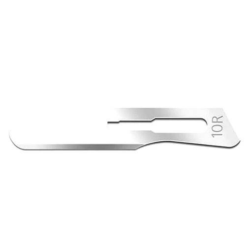 Bee Line Industries DermaSharps Dermaplaning Sterile Surgical Premium Blades #10R Technocut Scalpel - 10 Pack Dermaplane