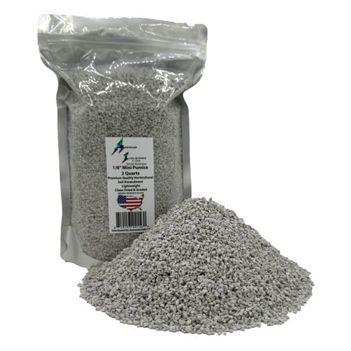 Awesome Industries Small Pumice for Plants Bonsai 2 Quarts Mini 1/8