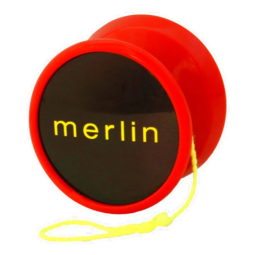 Yoyo King Merlin Pro Yoyo with Ball Bearing Axle and Extra String … (red)