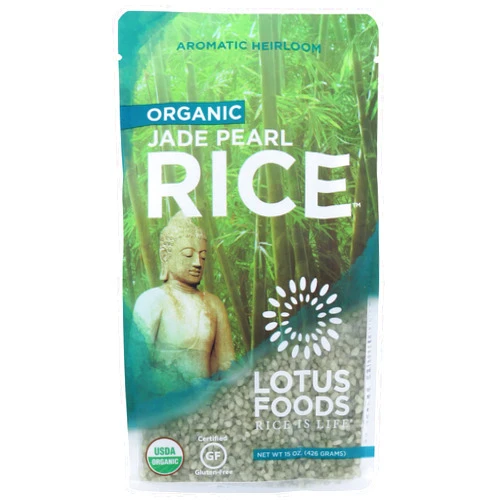 Lotus Foods Organic Jade Pearl Rice, Gluten Free, 15 Ounces (Pack Of 6)