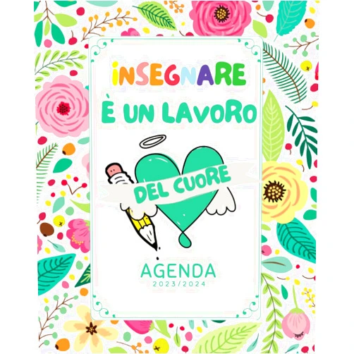 LeDouze Collezioni Agenda 2023 2024: Regalo Maestra Fine Anno , Diario Quaderno Settimanale , Regalo Maestre elementari primaria nido asilo infanzia (Italian Edition)