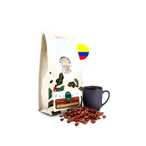 Samarian Coffee – Medium Roast Whole Bean – Colombian Specialty Coffee from Single Estate – Arabica with Citrus & Floral Notes – Smooth & Aromatic – For Pour Over, French Press, Chemex, V60 – 12oz Bag