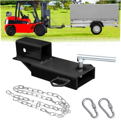 BESTZHEYU Forklift Trailer Hitch Attachment, EBESTTECH 1PC 2