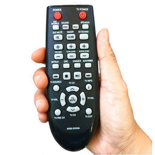 Kassionel Replaced Remote fit for Samsung Sound Bar Home Theater HWE450 HWE450C HWE550 HWE551 PSWE450 HW-E450/ZA HW-E450C/ZA HW-E550/ZA HW-E551/ZA