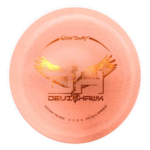 Gateway Disc Sports Organic Hemp Blend Firm Devil Hawk Putter Golf Disc [Colors May Vary]