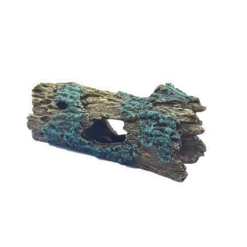 Tfwadmx Aquarium Decoration Cave Resin Hollow Tree Trunk Log Fish Tank Ornament Hideout for Betta Cichlid Shrimp Reptile Turtle 7.3 * 2.7 * 2.7IN