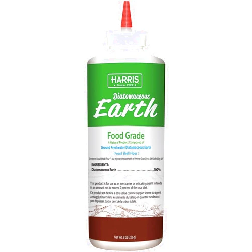 HARRIS Diatomaceous Earth Food Grade, Half Pound with Easy Application Puffer Tip