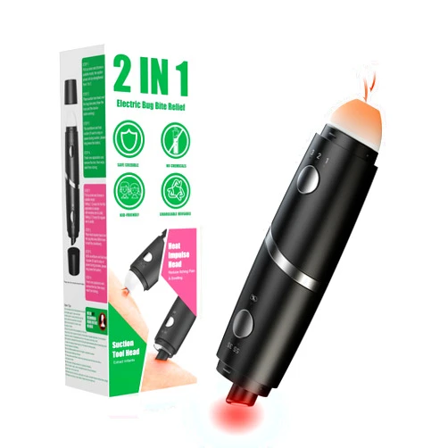 Anthisan Bug Bite Itch Relief, 2-IN-1 Bug Bite Relief with Suction Tool and Heat Mosquito Itch Relief, Rechargeable Bug Bite Sucker and Fast Itch Relief from Bug and Mosquito Bites, Summer Outdoor Gadget