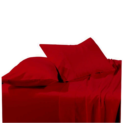 Aspire Linen True Luxury Pure Heavy Rich Combed Cotton 4-Piece Bed Sheets Set Grand King Size Fits mattresses Upto 18-21” deep Pocket – Sateen Weave (Solid, Burgundy)