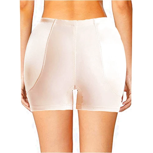 Sliot Women Hip Enhancer Panties Boy Shorts Padded Body Shaper Butt Lifter Shapewear Underwear Pads Tummy Control Seamless