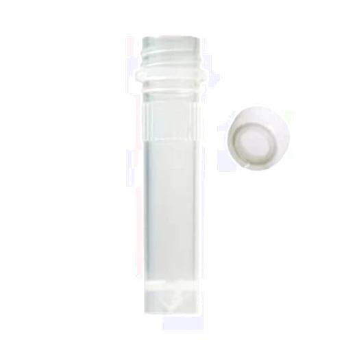 Heathrow Scientific 2mL Microcentrifuge Tubes with Screw Cap, Polypropylene, Self-Standing (Pack of 500)