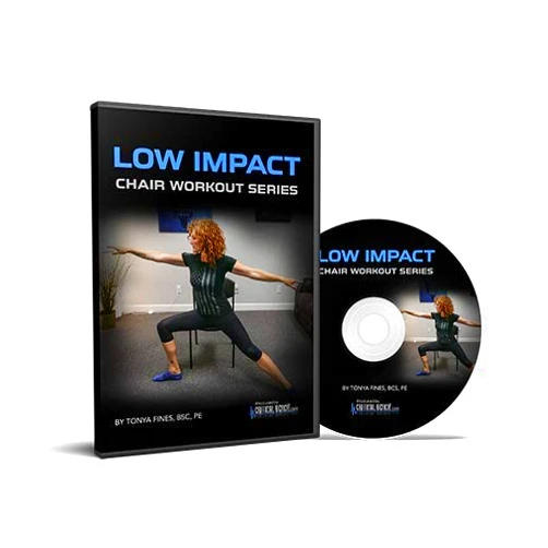 CRITICAL BENCH.COM CRITICAL BENCH Low Impact Chair Workout Series DVD - Low Impact Follow Along Exercises for Mobility, Balance, Core Strength & Total Body Strength