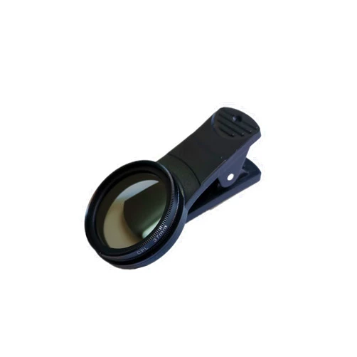 LIFTATAPA 37mm CPL Phone Camera Lens, Clip-On Cellphone Lens CPL Filter Polarizer, Universal Cell Phone Camera Lens Compatible with Most Mobilephone Models(Black)