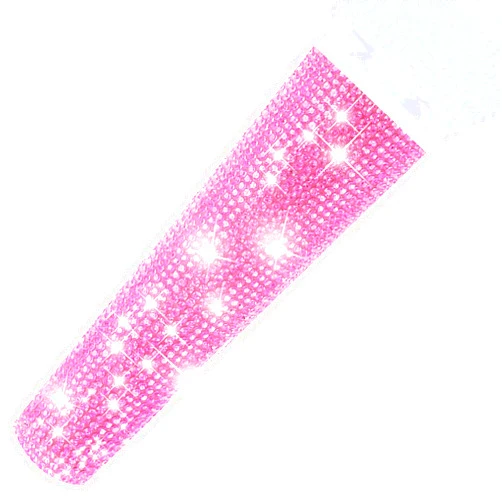 RhymKawa B58A Mic Sleeve Fit for Wired Microphone SM58, BETA58 Handle Cover Replacement, Rhinestones Shining on Tours & TV Shows (Mic Not Included)