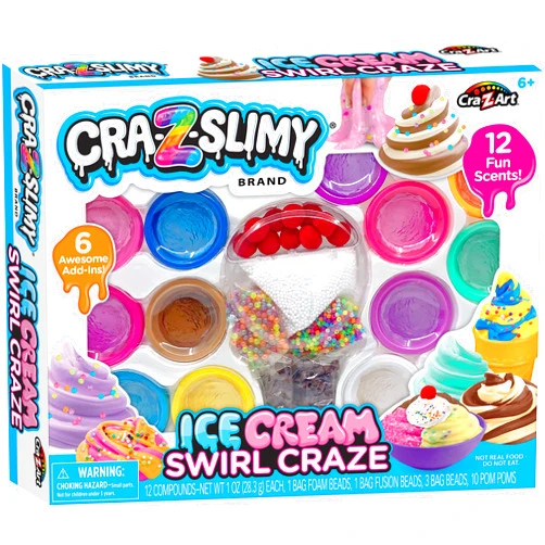 Cra-Z-Art Cra-Z-Slimy Ice Cream Shop Premade Slime Set