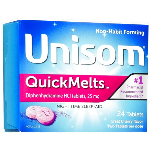 Unisom Sleep Melts Size 24ct Unisom Sleepmelts
