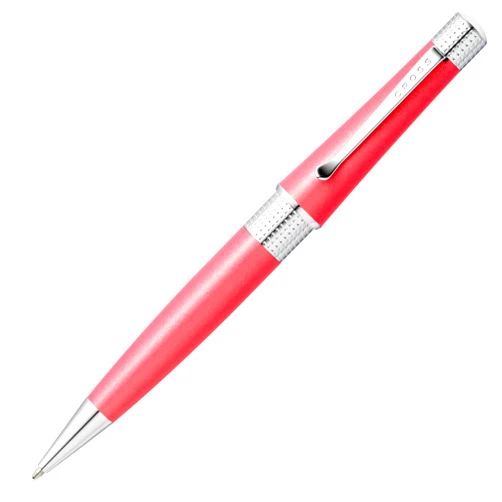 Cross Beverly Refillable Ballpoint Pen, Medium Ballpen,Includes Premium Gift Box - Coral Pearlescent Lacquer