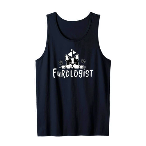 Grooming Salon Gifts & Designs Furologist Funny Puppy Stylist Cute Dog Groomer Tank Top