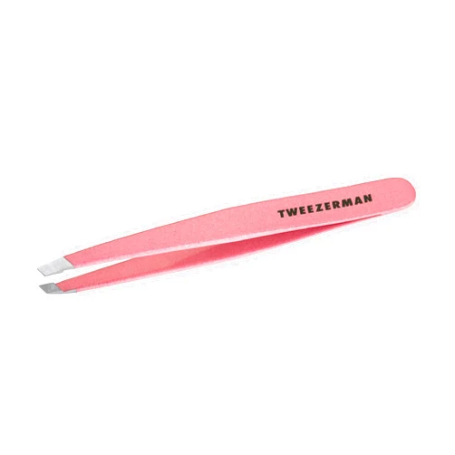 Tweezerman Exclusive Dusty Rose Slant Tweezer - Hair Removal Tweezers, Stainless Steel