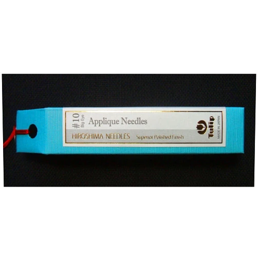 Sewline Tulip 6 Pack Size 10 Big Eye Applique Needle Hiroshima Needles Superior Polished Finish